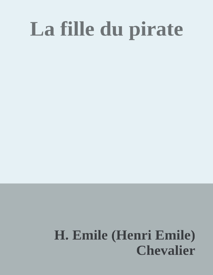 Couverture de La fille du pirate