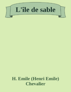 Couverture de L'île de sable