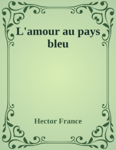 Couverture de L'amour au pays bleu