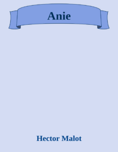 Couverture de Anie