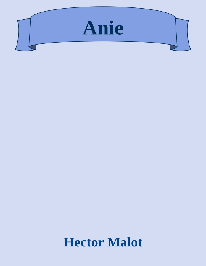 Couverture de Anie