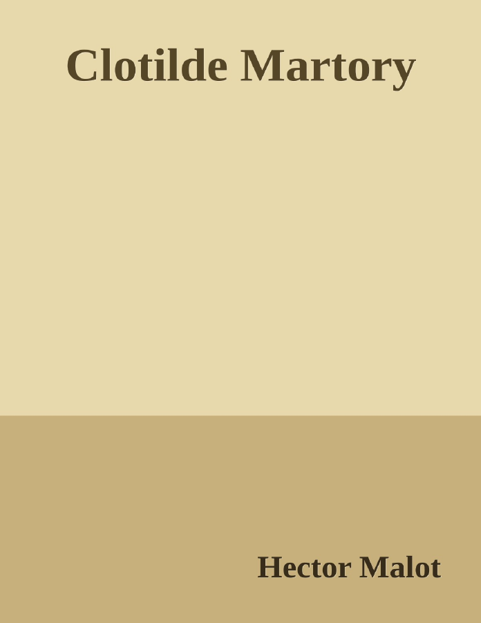 Couverture de Clotilde Martory