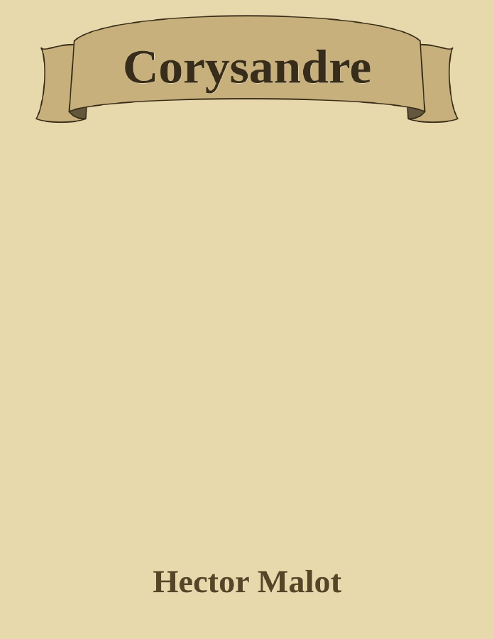 Couverture de Corysandre