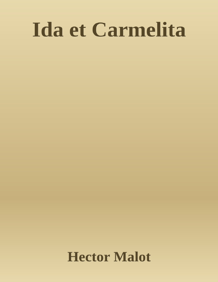 Couverture de Ida et Carmelita