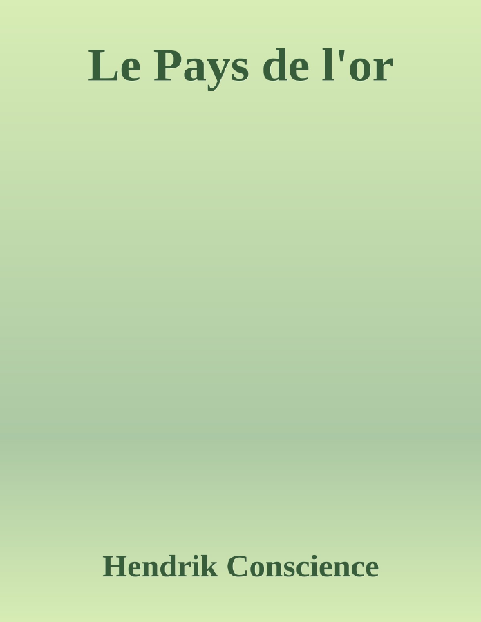Couverture de Le Pays de l'or