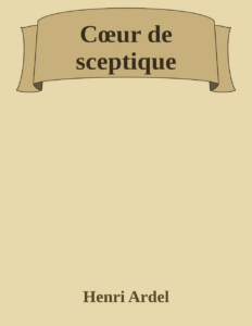 Couverture de Cœur de sceptique