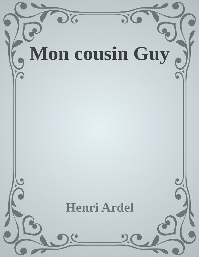 Couverture de Mon cousin Guy