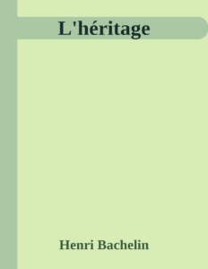 Couverture de L'héritage