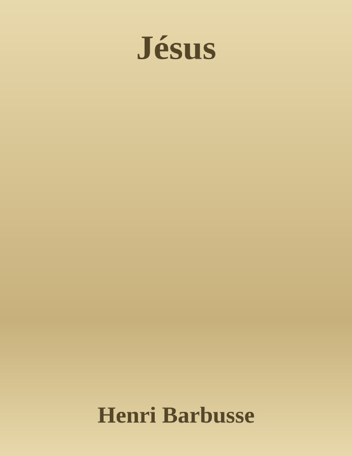 Couverture de Jésus