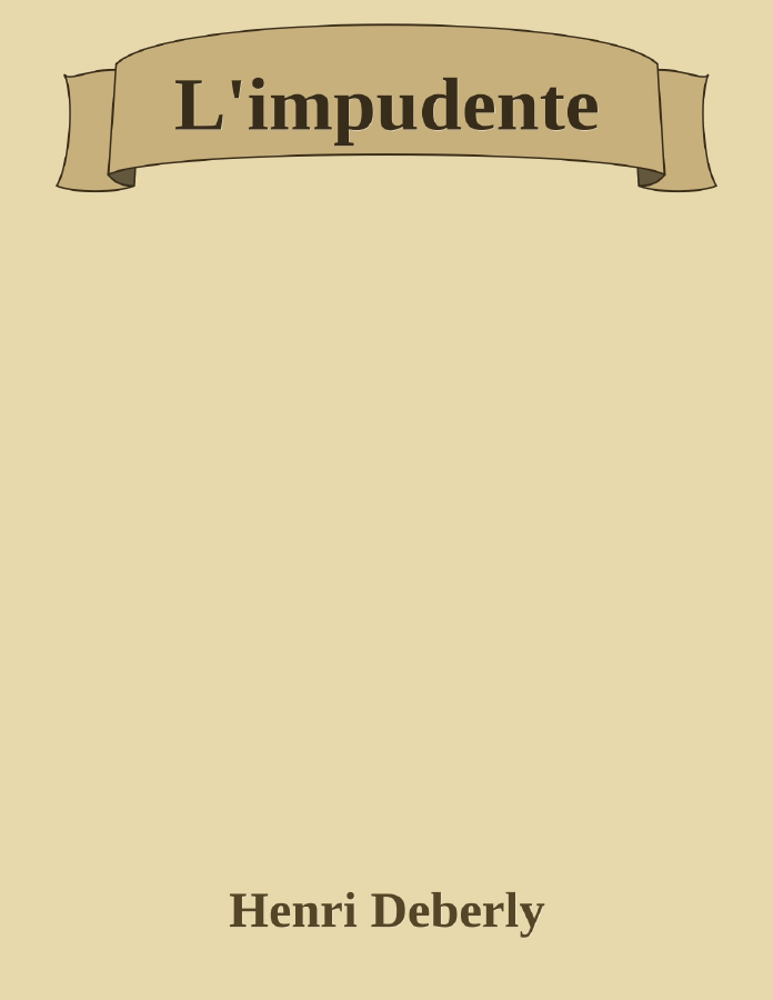 Couverture de L'impudente