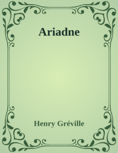 Couverture de Ariadne