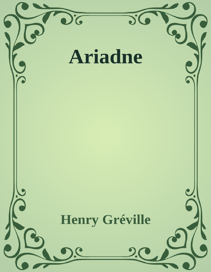 Couverture de Ariadne