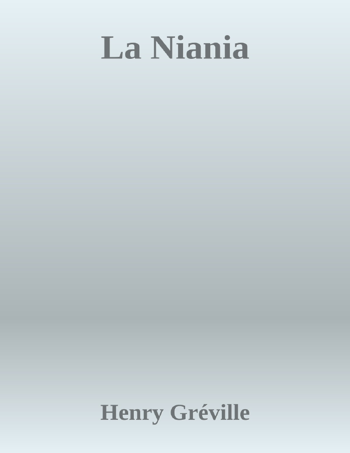 Couverture de La Niania