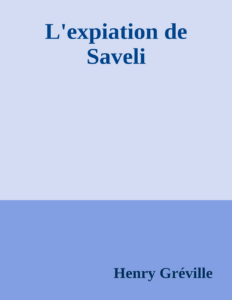 Couverture de L'expiation de Saveli