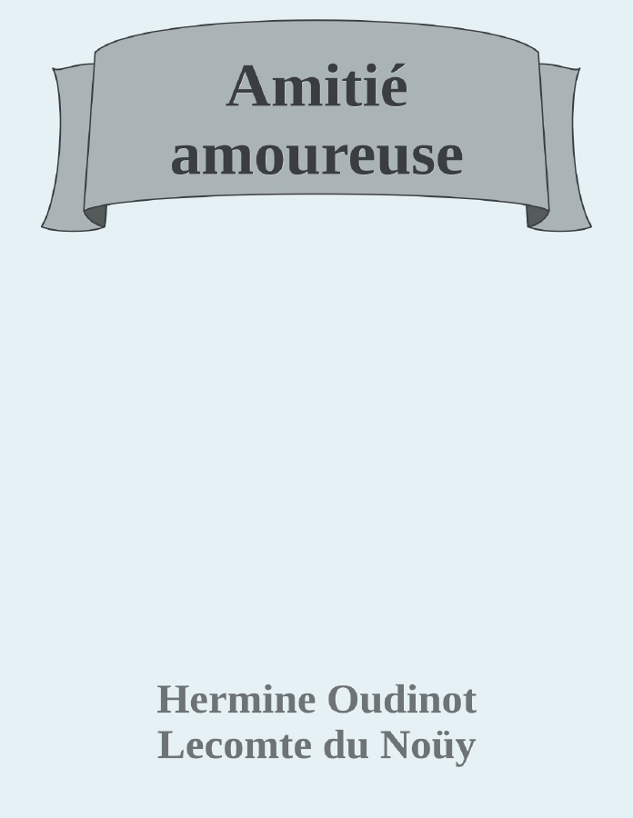 Couverture de Amitié amoureuse