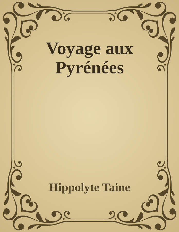 Couverture de Voyage aux Pyrénées