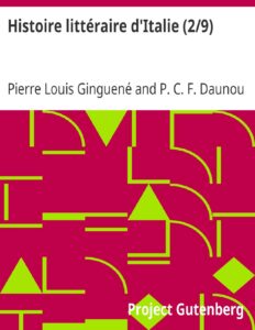 Histoire Litteraire DrsquoItalie 29