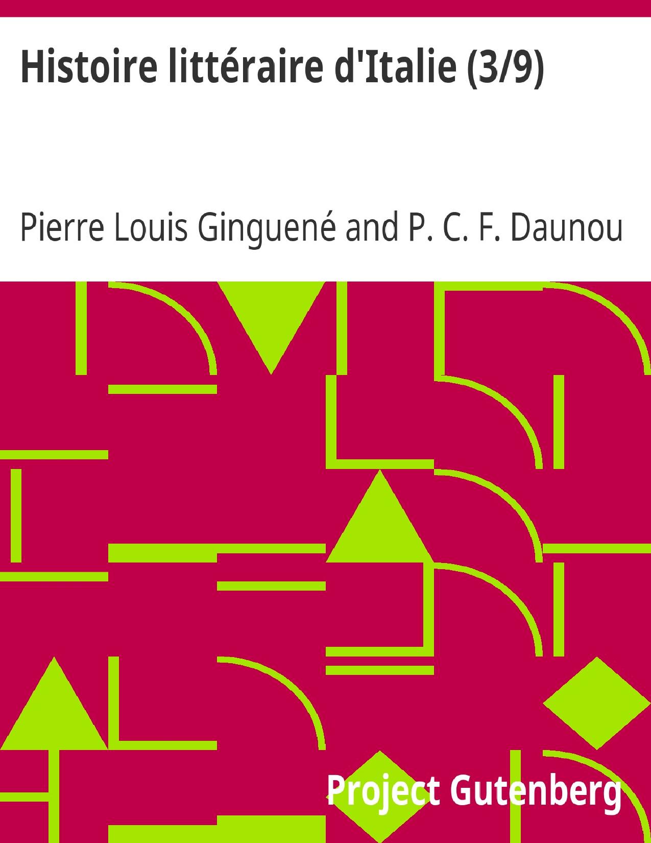 Histoire Litteraire DrsquoItalie 39