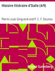 Histoire Litteraire DrsquoItalie 49
