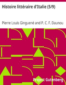 Histoire Litteraire DrsquoItalie 59