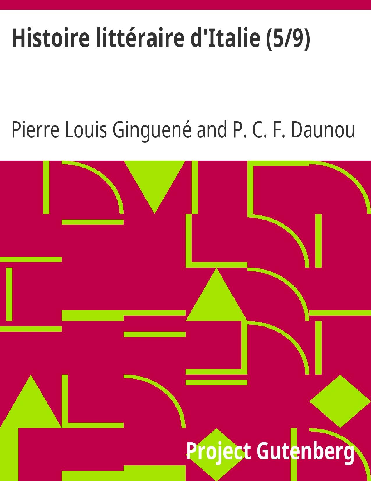 Histoire Litteraire DrsquoItalie 59
