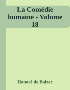 Couverture de La Comédie humaine - Volume 18