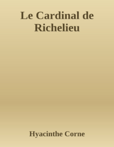 Couverture de Le Cardinal de Richelieu