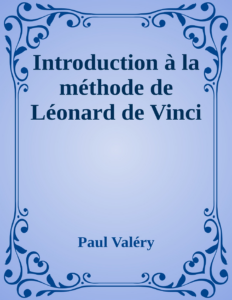 Couverture de Introduction à la méthode de Léonard de Vinci
