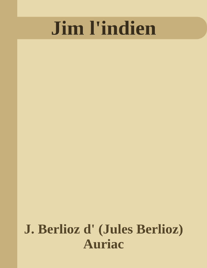 Couverture de Jim l'indien