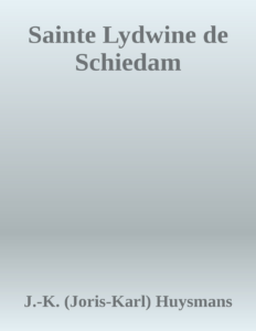 Couverture de Sainte Lydwine de Schiedam