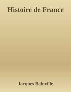 Couverture de Histoire de France