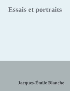 Couverture de Essais et portraits