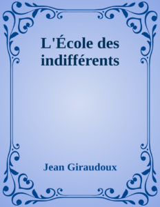 Couverture de L'École des indifférents
