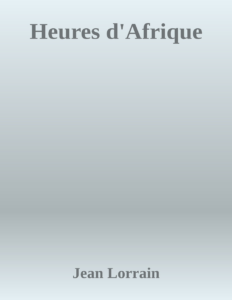 Couverture de Heures d'Afrique