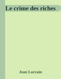 Couverture de Le crime des riches