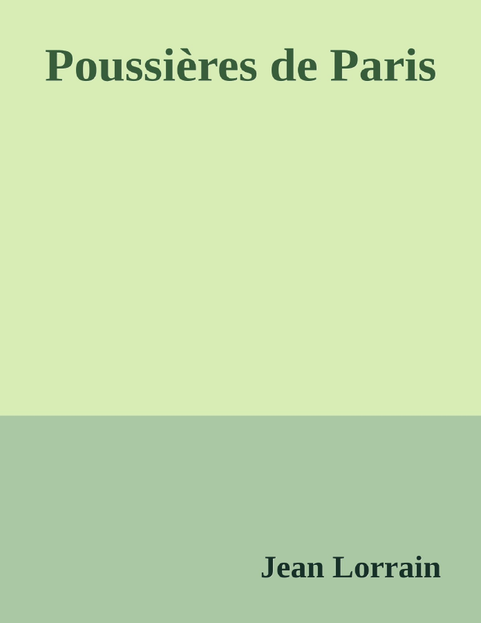 Couverture de Poussières de Paris