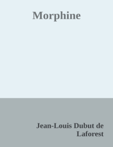 Couverture de Morphine