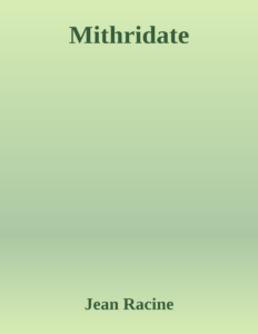 Couverture de Mithridate