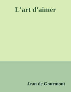 Couverture de L'art d'aimer