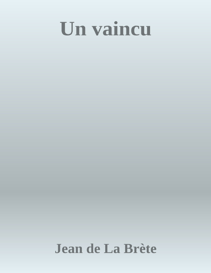 Couverture de Un vaincu