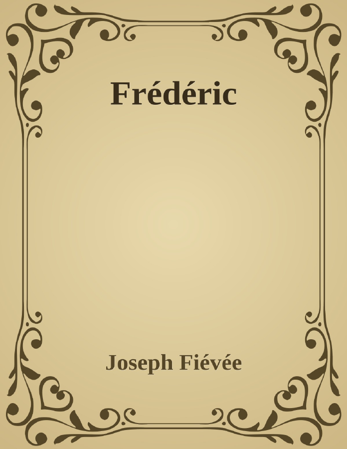Couverture de Frédéric