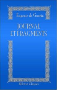 Journal et fragments by Eugénie de Guérin, book cover