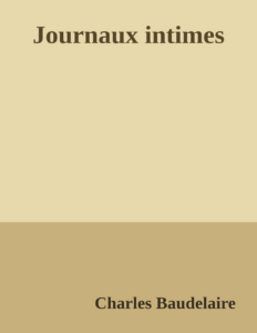 Couverture de Journaux intimes