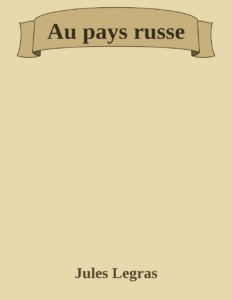 Couverture de Au pays russe