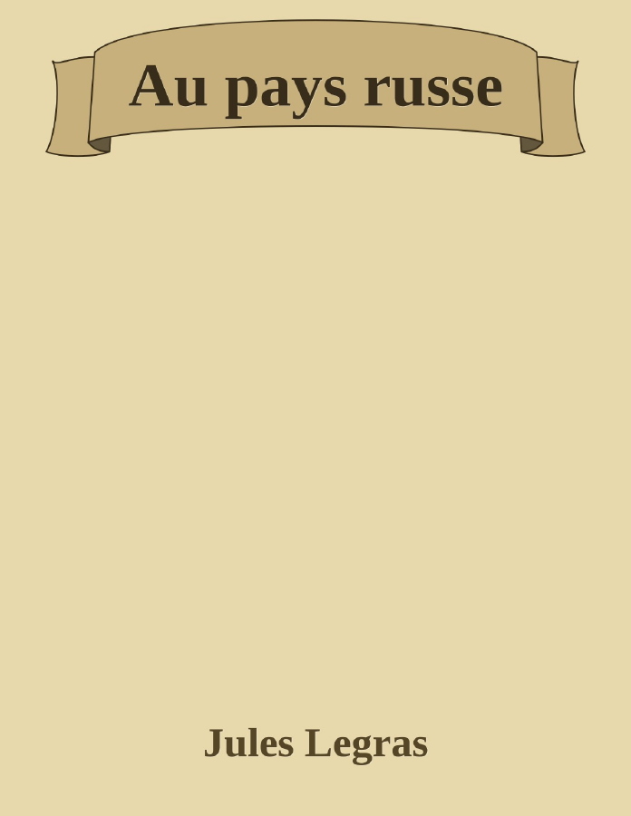 Couverture de Au pays russe