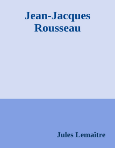 Couverture de Jean-Jacques Rousseau