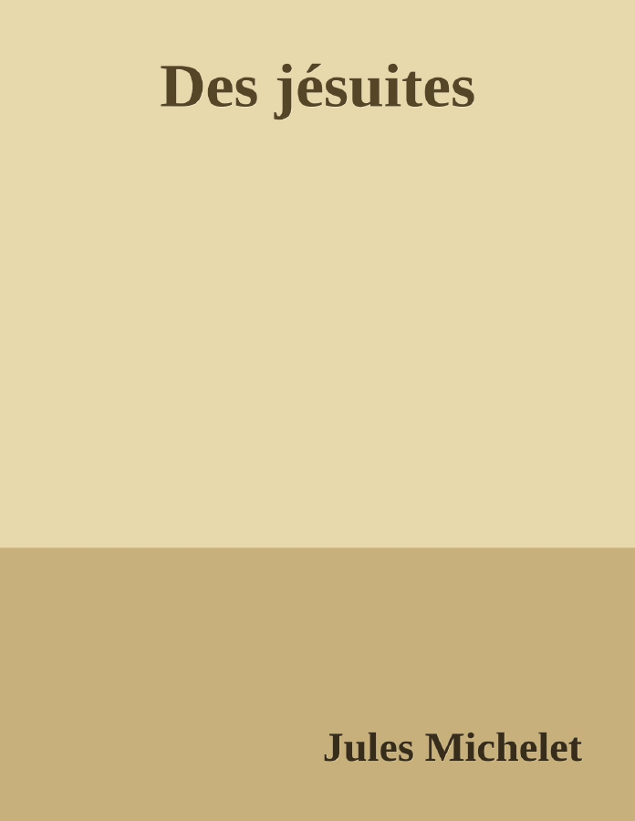 Couverture de Des jésuites