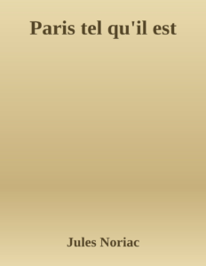 Couverture de Paris tel qu'il est