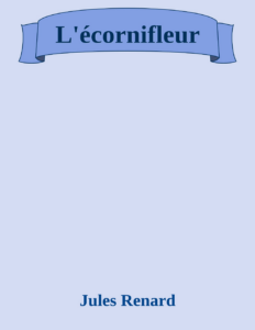 Couverture de L'écornifleur