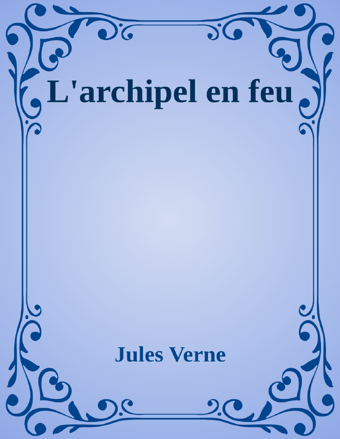 Couverture de L'archipel en feu